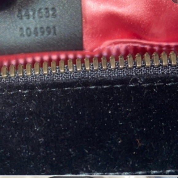 GUCCI Marmont GG Matelasse Fawn Embroidered Black Velvet Crossbody Bag - Picture 9 of 14